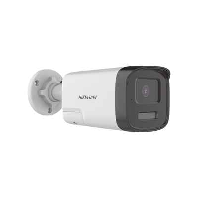 HIKVISION - [Audio Bidireccional + Dual Light + ColorVu] Bala TURBOHD 2 Megapixel (1080p) / Lente 3.6 mm / 40 mts IR EXIR + 40 mts Luz Blanca / Micrófono y Bocina Integrado / Exterior IP67 / dWDR
