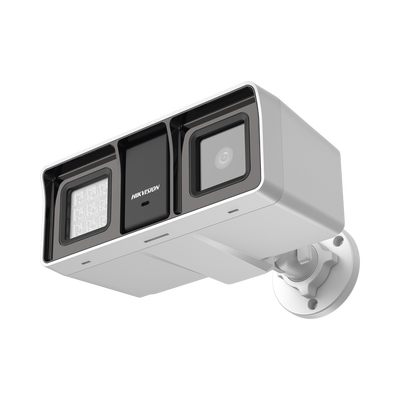 HIKVISION - [Dual Light + ColorVu] Bala TURBOHD 2 Megapíxel (1080p) / Lente 2.8 mm / 60 mts IR + 60 mts Luz Blanca / Gran Angular 101° /Exterior IP67 / Micrófono Integrado / dWDR / 4 Tecnologías