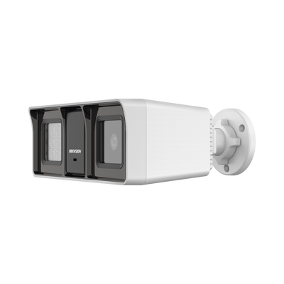 HIKVISION - [Dual Light + ColorVu] Bala TURBOHD 3K (5 Megapixel) / Lente 2.8 mm / 60 mts IR + 60 mts Luz Blanca / Gran Angular 104.9° / Exterior IP67 / Micrófono Integrado / dWDR / 4 Tecnologías