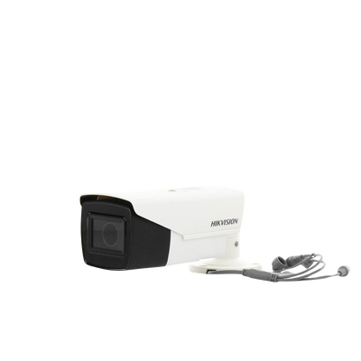 HIKVISION - Bala TURBOHD 2 Megapixel (1080p)/ Lente Mot. 2.7 a 13.5 mm / 70 mts IR EXIR / HLC / Exterior IP67 / WDR 120 dB / Ultra Baja Iluminación / 12 Vcc / 24 VCA