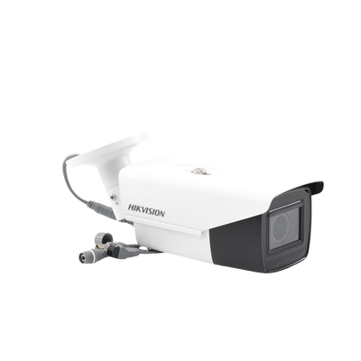 HIKVISION - Bala TURBOHD 5 Megapixel / Lente Mot. 2.7 a 13.5 mm / 40 mts IR EXIR / dWDR / TVI-AHD-CVI-CVBS / Exterior IP67  / 12 Vcc / 24 VCA
