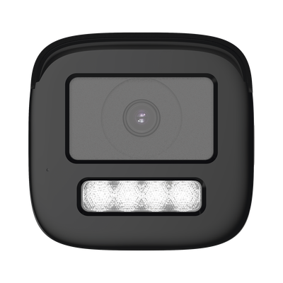 HIKVISION - [Audio Bidireccional + Dual Light + ColorVu] Bala TURBOHD 4K (8 Megapixel) / Lente 3.6 mm / 80 mts IR EXIR + 80 mts Luz Blanca / Micrófono y Bocina Integrado / Exterior IP67 / Metal / dWDR