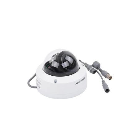 HIKVISION - Domo TURBOHD 2 Megapixel (1080p) / Lente 2.8 mm / 30 mts IR EXIR / TVI-AHD-CVI-CVBS / IK10 / IP67 / WDR 120 dB / Ultra Baja Iluminación / Metal