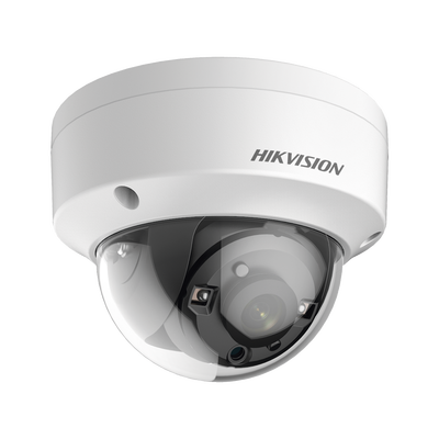 HIKVISION - Domo TURBOHD 4K (8 Megapixel) / Gran Angular 102º / Lente 2.8 mm / Exterior IP67 / IK10 / IR EXIR 30 metros / TVI-AHD-CVI-CVBS / dWDR