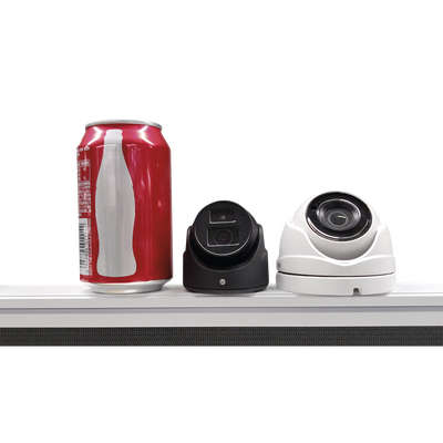 HIKVISION - Ultra Mini Turret TURBO 2 Megapixeles (1080p) / Gran Angular / Lente 2.8 mm / 20 mts IR EXIR / Exterior IP67 / 4 Tecnologías (TVI / AHD / CVBS) / dWDR / Color Negro
