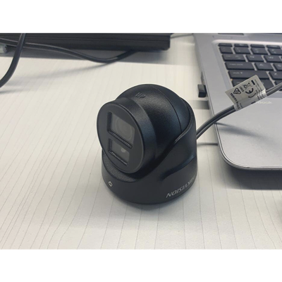 HIKVISION - Ultra Mini Turret TURBO 2 Megapixeles (1080p) / Gran Angular / Lente 2.8 mm / 20 mts IR EXIR / Exterior IP67 / 4 Tecnologías (TVI / AHD / CVBS) / dWDR / Color Negro