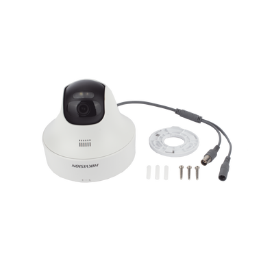 HIKVISION - [Audio Bidireccional + Dual Light + ColorVu] PT TURBOHD 2 Megapixel (1080p) / Lente 3.6 mm / 25 mts IR EXIR + 20 mts Luz Blanca / Micrófono y Bocina Integrado / Interior / Plastico / dWDR