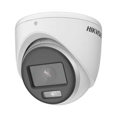 HIKVISION - [ColorVu] Turret TURBOHD 2 Megapixel (1080p) / Imagen a Color 24/7 / Lente 2.8 mm / METAL / Luz Blanca 20 mts / Exterior IP67 / TVI-AHD-CVI-CVBS / dWDR