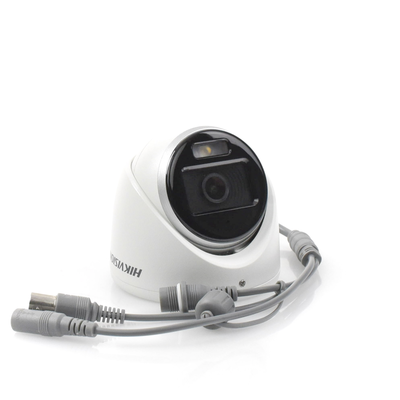 HIKVISION - [ColorVu] Turret TURBOHD 3K (5 Megapixel) / Micrófono Integrado / Lente 2.8 mm / Imagen a Color 24/7 / 20 mts Luz Blanca / Exterior IP67 / dWDR / 4 Tecnologías