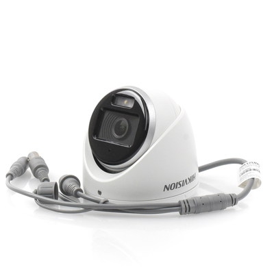 HIKVISION - [ColorVu] Turret TURBOHD 3K (5 Megapixel) / Micrófono Integrado / Lente 2.8 mm / Imagen a Color 24/7 / 20 mts Luz Blanca / Exterior IP67 / dWDR / 4 Tecnologías