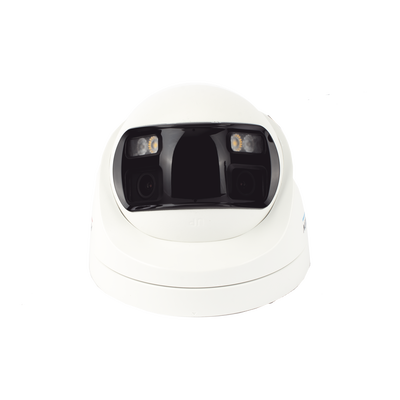 HIKVISION - [ColorVu + Panoramica + Dual Light] Turret TURBOHD 3K (5 Megapixel) / Micrófono Integrado / Visión 180° / Imagen a Color 24/7 / 40 mts Luz Blanca + 40 mts IR / Exterior IP67 / WDR