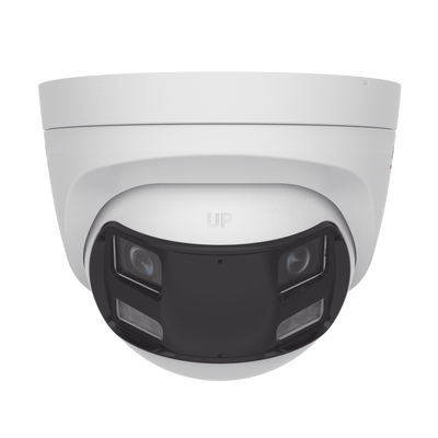 HIKVISION - [ColorVu + Panoramica + Dual Light] Turret TURBOHD 3K (5 Megapixel) / Micrófono Integrado / Visión 180° / Imagen a Color 24/7 / 40 mts Luz Blanca + 40 mts IR / Exterior IP67 / WDR