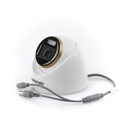 HIKVISION - [ColorVu] Turret TURBOHD 4K (8 Megapixel) / Lente 2.8 mm / Imagen a Color 24/7 / Luz Blanca 40 mts / Exterior IP67 / WDR 130 dB