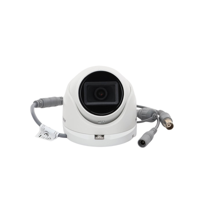 HIKVISION - Eyeball TURBOHD 4K (8 Megapixel) / Gran Angular 102.9° / Lente 2.8 mm / Exterior IP67/ IR EXIR 30 mts / dWDR / TVI-AHD-CVI-CVBS / Metal