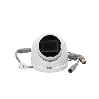 HIKVISION - Eyeball TURBOHD 4K (8 Megapixel) / Gran Angular 102.9° / Lente 2.8 mm / Exterior IP67/ IR EXIR 30 mts / dWDR / TVI-AHD-CVI-CVBS / Metal