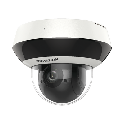 HIKVISION - Mini Domo PTZ IP 2 Megapixel / 4X Zoom / H.265+ / 20 mts IR EXIR / WDR / PoE / IK10 / Exterior IP66 / Ultra Baja Iluminación / Micrófono Integrado / PoE