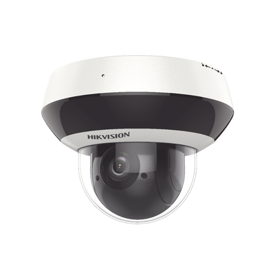 HIKVISION - Mini Domo PTZ IP 2 Megapixel / 4X Zoom / H.265+ / 20 mts IR EXIR / WDR / PoE / IK10 / Exterior IP66 / Ultra Baja Iluminación / Micrófono Integrado / PoE / microSD