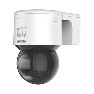 HIKVISION - [ PROTECCIÓN ACTIVA ] Domo PT IP 4 Megapixel / Imagen a Color 24/7 / Lente 4 mm / Luz Blanca 30 mts / Exterior IP66 / ACUSENSE (Evita Falsas Alarmas) / PoE+ / Micrófono y Bocina Integrada / WDR 120 dB / MicroSD