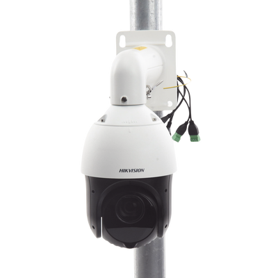 HIKVISION - PTZ IP 2 Megapixel / 25X Zoom / 100 mts IR / Exterior IP66 / DARKFIGHTER / ACUSENSE (Evita Falsas Alarmas) / Detección Facial / WDR 120 dB / Entrada y Salida de Audio y Alarmas  / EIS / PoE+ / Micro SD
