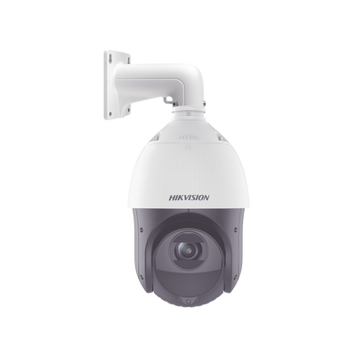 HIKVISION - PTZ IP 4 Megapixel / 15X Zoom / 100 mts IR / Exterior IP66 / DARKFIGHTER / ACUSENSE (Evita Falsas Alarmas) / Detección Facial / WDR 120 dB / Entrada y Salida de Audio y Alarmas / HLC / EIS / PoE+ / MicroSD