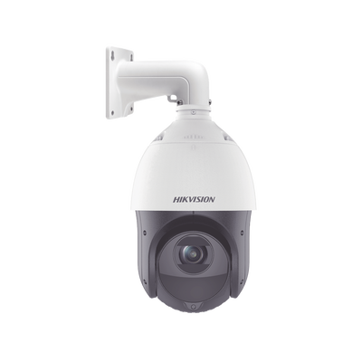 HIKVISION - Domo PTZ IP 4 Megapixel / 25X Zoom / 100 mts IR / Exterior IP66 / DARKFIGHTER / ACUSENSE (Evita Falsas Alarmas) / Detección Facial / WDR 120 dB / Entrada y Salida de Audio y Alarmas / HLC / EIS / PoE+ / Micro SD