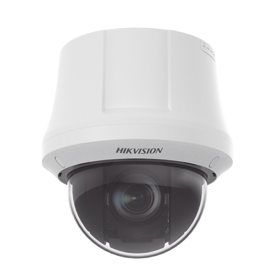 HIKVISION - PTZ IP 8 Megapixel / 25X Zoom  / Uso en Plafon / IP54 / DARKFIGHTER / ACUSENSE (Evita Falsas Alarmas)  / WDR 120 dB / Audio y Alarmas I/O / HLC / EIS / PoE+ / Micro SD