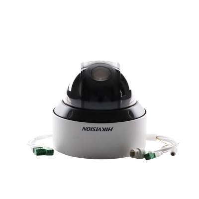 HIKVISION - Mini Domo IP PTZ 2 Megapixel / 25X Zoom / 50 mts Luz Infrarroja Inteligente (Visión Nocturna) / Autoseguimiento / WDR 120 dB / PoE+ / IP66 / Ultra Baja Iluminación / MicroSD