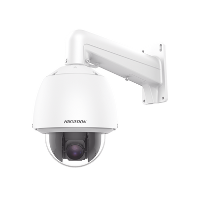 HIKVISION - PTZ IP 2 Megapixel / ACUSENSE (Evita Falsas Alarmas) / H.265+ / 25X Zoom / Día-Noche ICR Real / WDR 120 dB / PoE+ / Exterior IP66 / IK10 / DARKFIGHTER / Micro SD