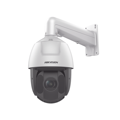 HIKVISION - PTZ IP 4 Megapixel / 25X Zoom / 150 mts IR / DARKFIGHTER / ACUSENSE (Evita Falsas Alarmas) / Exterior IP66 / WDR 120 dB / PoE+ / Alarmas y Audio I/O / Micro SD / Metal / 24 VCA