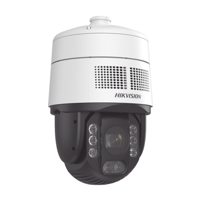 HIKVISION - [ PROTECCIÓN ACTIVA ] Domo PTZ IP 4 Megapixel / 32X Zoom / 200 mts IR / Potente Alerta Audible y Luz Estroboscópica hasta 100 Metros / ACUSENSE / IP67 / IK10 /  / Autoseguimiento 2.0 / Hi-PoE / DARKFIGHTER / Rapid Focus / Micro SD