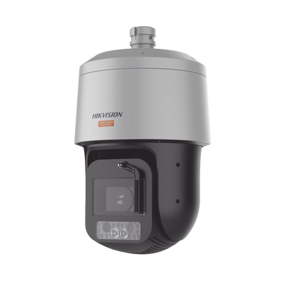 HIKVISION - PTZ IP 4 Megapixel / 42X Zoom / Dual Light (500 mts IR / 100 mts Luz Blanca) / Polimero Anticorrosivo (Ideal para Zonas Costeras o Alta Salinidad) / AutoSeguimiento / DARKFIGHTER / EIS / Exterior IP67 / NEMA 4X / C5 / Wiper