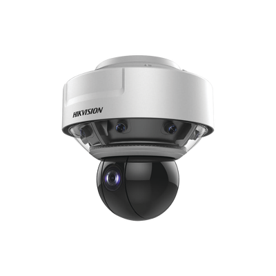 HIKVISION - PanoVu series / Vista panorámica 360 grados con 8 lentes de 2 Megapixel + PTZ de 2 Megapixel 36x Zoom optico / Posicionamiento inteligente 3D