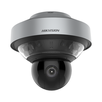 HIKVISION - PanoVu Series / 1 PTZ 40X Zoom (4 Megapixel) + 8 Lentes 2.8 mm (360° / 32 Megapixel) / Posicionamiento 3D / Autoseguimiento 3.0 / Deep Learning / IP67 / IK10 / WDR 120 dB / Micro SD