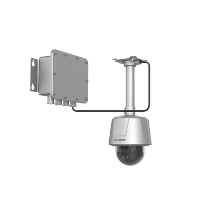 HIKVISION - Domo IP PTZ 4 Megapixel / Anticorrosivo (NEMA 4X) / 25X Zoom / Exterior IP67 / IK10 / WDR 140 dB / Onvif / Autoseguimiento / Ultra Baja Iluminación