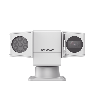 HIKVISION - Punta de Poste IP PTZ 2 Megapixel / 25X Zoom / 250 mts IR / 3D-DNR / / Alarmas y Audio I/O / EIS / Hi-PoE / IP66 / Micro SD / 24 VCA