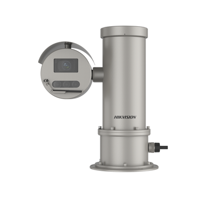 HIKVISION - PTZ IP 4 Megapixel / Anti-Explosión / 32X Zoom / IP68 / Anticorrosion / SUS316L / 100 mts IR / Wiper / WDR 120 dB / DARKFIGHTER / Alarmas I/O