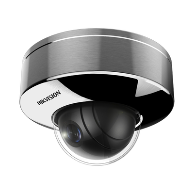 HIKVISION - Domo IP 4 Megapixel / Lente 2.8 mm / H.265+ / Anticorrosivo / Exterior IP67 / WF-2 / NEMA 4X / 15 mts IR / WDR 120 dB / ONVIF / PoE / Micro SD