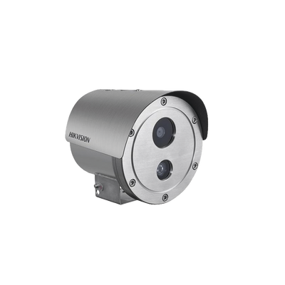 HIKVISION - Bala IP 4 Megapixel ANTI-EXPLOSION / Lente 4 mm / 30 Mts IR / NEMA 4X / C5-M / Gabinete Anticorrosión / 316L / IP68