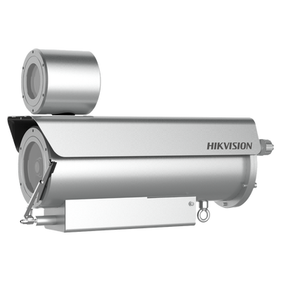 HIKVISION - Bala IP 8 Megapixel / Lente Mot. 2.8 a 12 mm / Antiexplosion / 80 mts IR EXIR / H.265+ / IP68 / Wiper / 316L / ATEX / IECEx