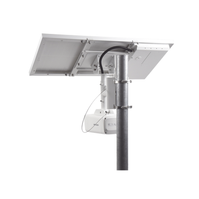 HIKVISION - Kit Solar IP All in One / Cámara Bala ColorVu 4 Megapixel / Lente 4 mm / Panel Solar / Batería de Respaldo de Litio 23.2Ah (Hasta 24 Días) / Conexión 4G / Accesorios de Instalación