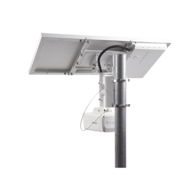 HIKVISION - Kit Solar IP All in One / Cámara Bala ColorVu 4 Megapixel / Lente 4 mm / Panel Solar / Batería de Respaldo de Litio 23.2Ah (Hasta 24 Días) / Conexión 4G / Accesorios de Instalación