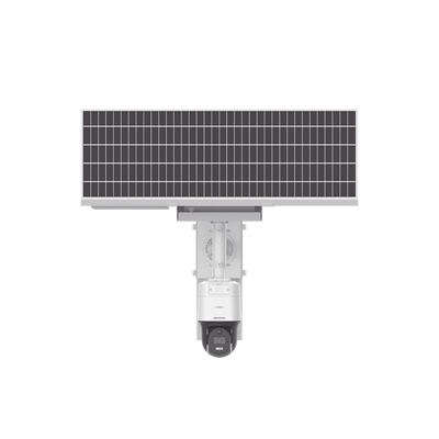 HIKVISION - Kit Solar IP All in One / Cámara PT ColorVu 4 Megapixel / Lente 4 mm / Panel Solar / Batería de Respaldo de Litio 23.2Ah (Hasta 24 Días) / Conexión 4G / Accesorios de Instalación