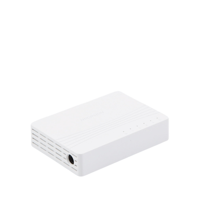 HIKVISION - Switch Gigabit No Administrable de Escritorio con 5 puertos 10 / 100 / 1000 Mbps / Diseño Compacto y Estetico