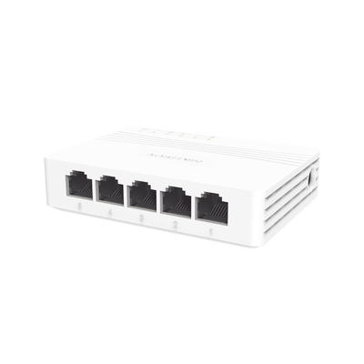 HIKVISION - Switch Gigabit No Administrable de Escritorio con 5 puertos 10 / 100 / 1000 Mbps / Diseño Compacto y Estetico