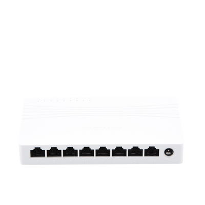 HIKVISION - Switch Gigabit No Administrable de Escritorio de 8 Puertos 10 / 100 / 1000 Mbps / Diseño Compacto y Estetico
