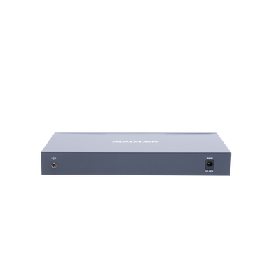 HIKVISION - Switch Gigabit PoE+ / Administrable / 8 Puertos Gigabit PoE+ / 2 Puertos SFP / Configuración Nube Hik-Partner Pro / Modo Extendido hasta 300 Metros / 110 W