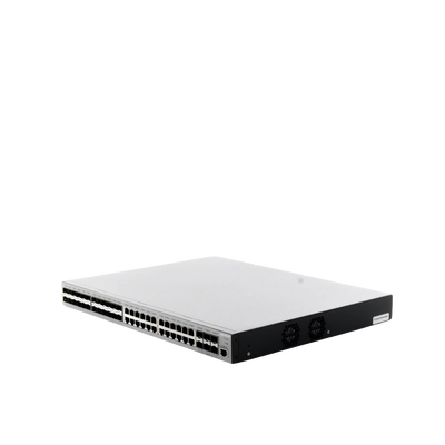 HIKVISION - Switch Gigabit / Administrable Capa 3 / 24 puertos 10/100/1000 Mbps + 24 puertos SFP / 6 puertos SFP+ 10 G de Uplink.