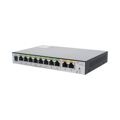 HIKVISION - Router Gigabit PoE+ / Ideal para Access Point (AP) / 8 Puertos Gigabit PoE+ / 2 Puertos WAN / Hasta 200 clientes