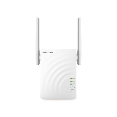 HIKVISION - Extensor WiFi / Hasta 1200 Mbps / Doble Banda AC (2.4 GHz y 5 GHz) / 1 Puertos 10/100 Mbps /  2 Antenas Omnidireccional de 3 dBi / Interior