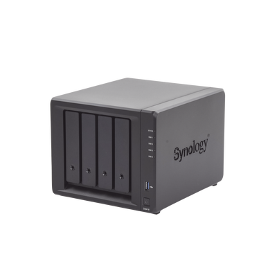SYNOLOGY - Servidor NAS de escrito de 4 bahías, soporta hasta 10TB por disco duro
